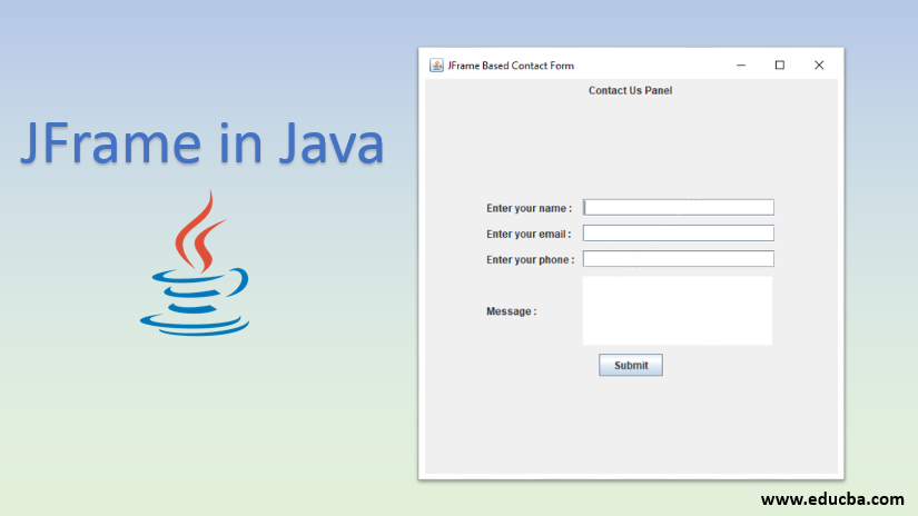 JFrame in Java